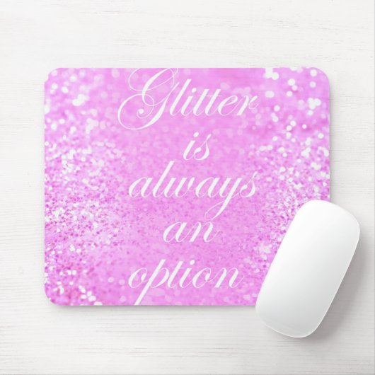 Glitzer Mousepad (Mit Mouse)