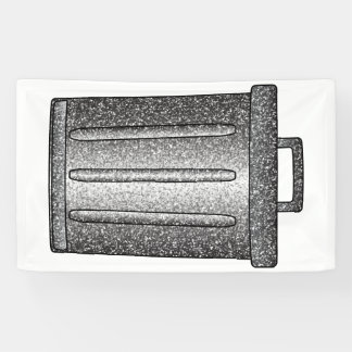 Glitzer-Mülleimer Banner