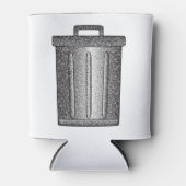 Glitzer-Mülleimer Dosenkühler (Vorderseite)