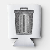 Glitzer-Mülleimer Dosenkühler (Rückseite)