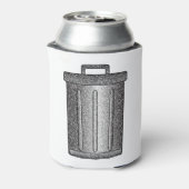 Glitzer-Mülleimer Dosenkühler (Kanne Rückseite)