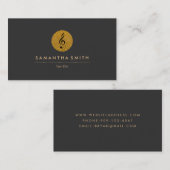 Glitzer-musikalische Visitenkarte (Vorne/Hinten)