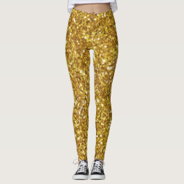 Glitzer-Muster Leggings