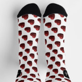 Glitzer-Muster Monogram Socken (Oben)