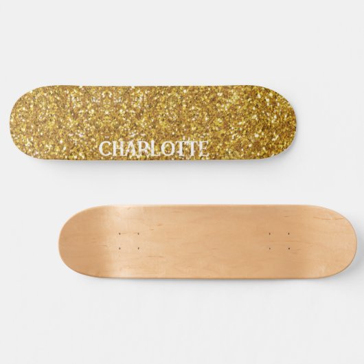 Glitzer-Muster Skateboard (Horizontal)