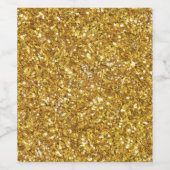 Glitzer-Muster Weinetikett (Einzelnes Label)