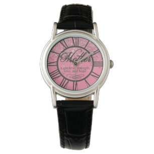 Glitzer-Mutterschau Armbanduhr