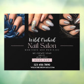 Glitzer Nails Nail Salon Shop anpassen Fensteraufkleber (Blatt 3)