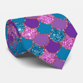 Glitzer Neck Tie Krawatte (Gerollt)