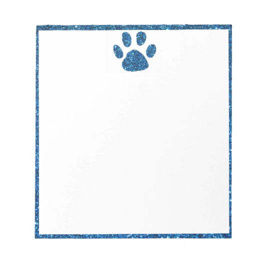 Glitzer Notizblock (Vorderseite)