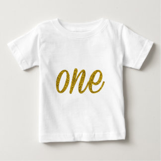 Glitzer Nr. EINE (1) Baby T-shirt