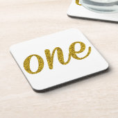 Glitzer Nr. EINE (1) Untersetzer (Linke Seite)