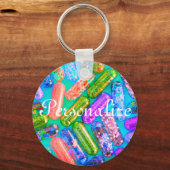 Glitzer Nurse Arzneimittel Tabletten Schlüsselanhä Schlüsselanhänger (Vorderseite)