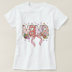 Glitzer Oaster Mama Coquette T-Shirt