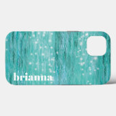 Glitzer Ocean Case-Mate iPhone Case (Rückseite (Horizontal))