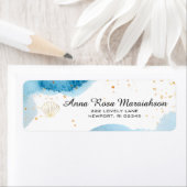 *~*Glitzer Ocean Gold Nautical Beach Scallop Musch (Insitu)