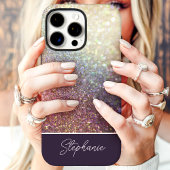 Glitzer Ombre Individuelle Name Case-Mate iPhone Hülle