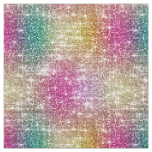 Glitzer ombre Regenbogen Imitate Metallische Seque Stoff