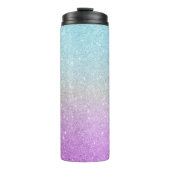 Glitzer Ombre Thermal Tumbler Thermosbecher (Vorderseite)