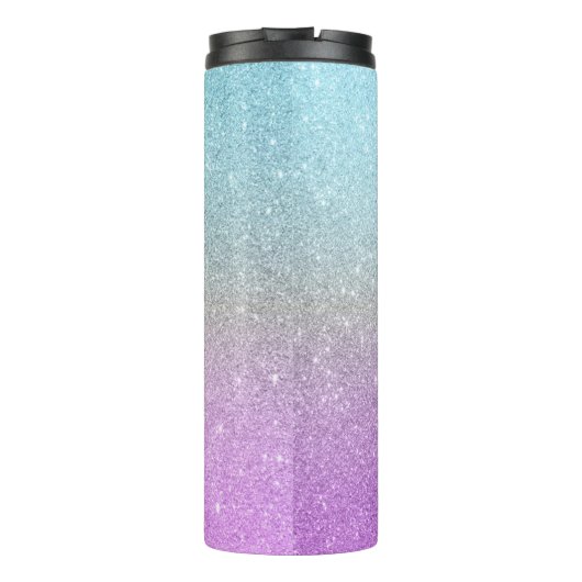 Glitzer Ombre Thermal Tumbler Thermosbecher (Rückseite)