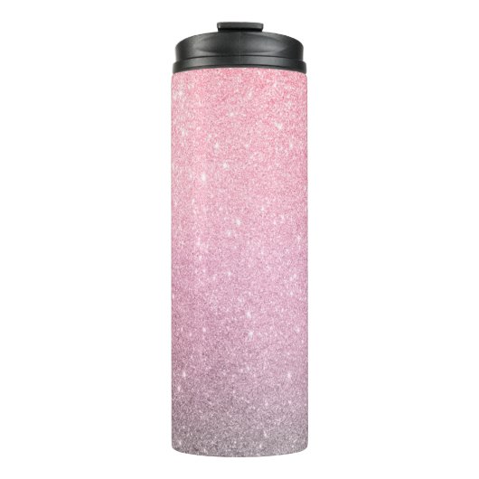Glitzer Ombre Thermal Tumbler Thermosbecher (Vorderseite)