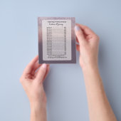 Glitzer Ombre Wedding Fotografy Session Preise Flyer (Gruppe)