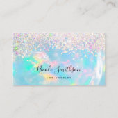 Glitzer Opal Edelstein Visitenkarte (Vorderseite)