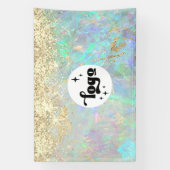 Glitzer-Opal-Hintergrund Banner (Vertikal)