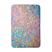 Glitzer Opal Holographic Modern Collection Badematte (Vorderseite Vertikal)