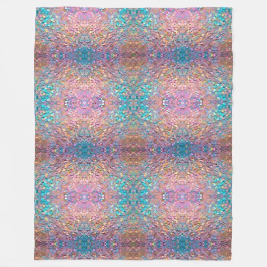 Glitzer Opal Holographic Modern Collection Fleecedecke (Vorderseite)