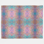 Glitzer Opal Holographic Modern Collection Fleecedecke (Vorderseite (Horizontal))