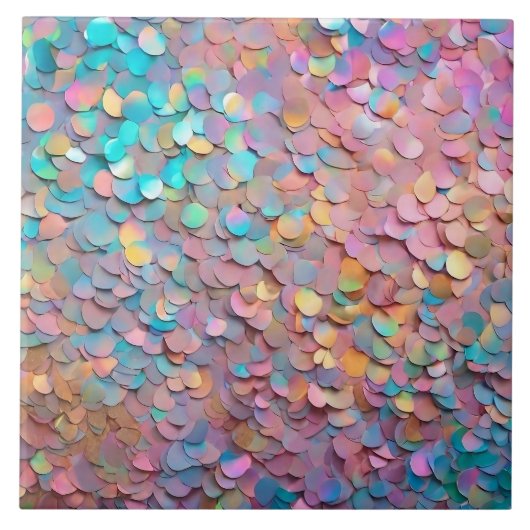 Glitzer Opal Holographic Modern Collection Fliese (Vorderseite)