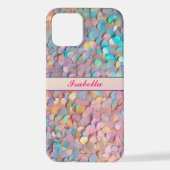 Glitzer Opal Holographic Modern Collection iPhone Hülle (Rückseite)