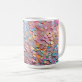 Glitzer Opal Holographic Modern Collection Kaffeetasse (VorderseiteRechts)