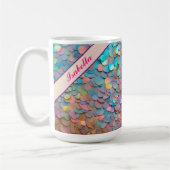 Glitzer Opal Holographic Modern Collection Kaffeetasse (Links)
