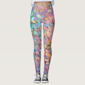 Glitzer Opal Holographic Modern Collection Leggings (Vorderseite)