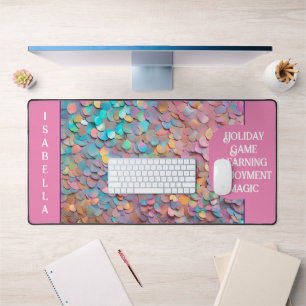 Glitzer Opal Holographic Modern Collection Schreibtischunterlage
