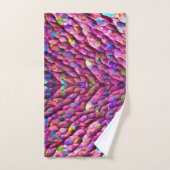 Glitzer Opal Holographic Popular Collection Badhandtuch Set (Handtuch)