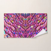 Glitzer Opal Holographic Popular Collection Badhandtuch Set (Handtuch)