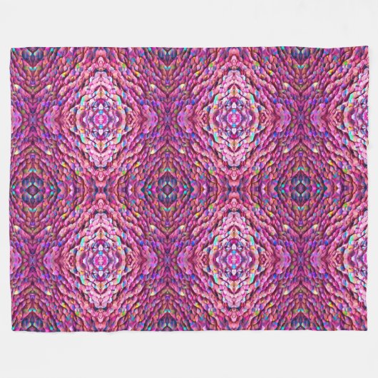 Glitzer Opal Holographic Popular Collection Fleecedecke (Vorderseite (Horizontal))