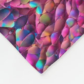 Glitzer Opal Holographic Popular Collection Fleecedecke (Ecke)