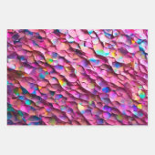 Glitzer Opal Holographic Popular Collection Geschenkpapier Set (Vorderseite 3)