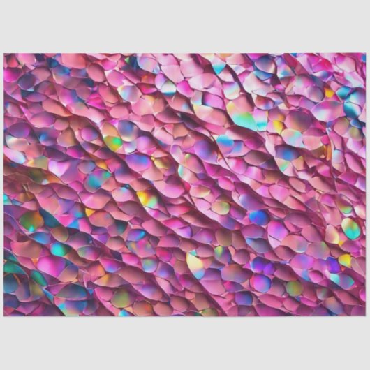 Glitzer Opal Holographic Popular Collection Seidenpapier (Vorderseite)