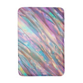 Glitzer Opal Holographic Trendy Collection Badematte (Vorderseite Vertikal)