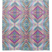 Glitzer Opal Holographic Trendy Collection Duschvorhang (Vorderseite)