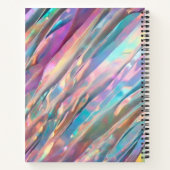 Glitzer Opal Holographic Trendy Collection Notizblock (Rückseite)