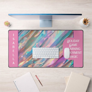 Glitzer Opal Holographic Trendy Collection Schreibtischunterlage