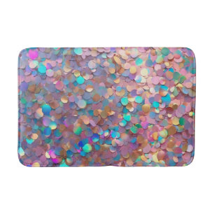 Glitzer Opal Moderne Holographische Sammlung Badematte