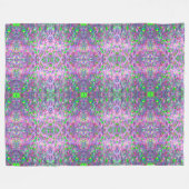 Glitzer Opal Moderne Holographische Sammlung Fleecedecke (Vorderseite (Horizontal))