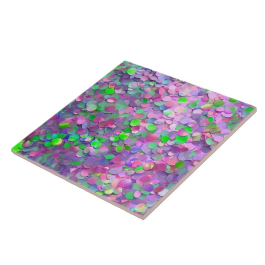 Glitzer Opal Moderne Holographische Sammlung Fliese (Seite)